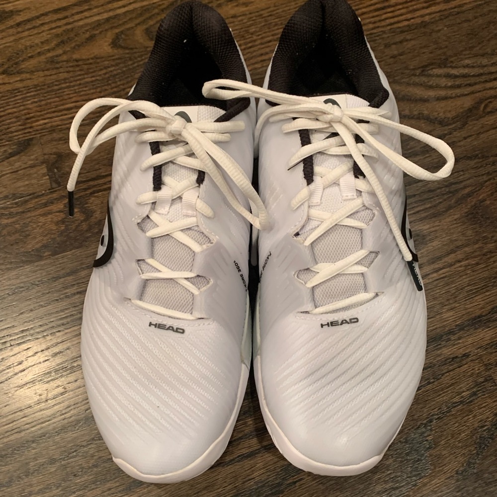 Head White and Black Tennis Shoes